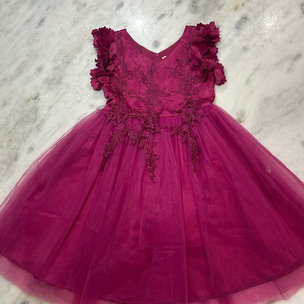 Trish Scully Dress beautiful burgundy color size 12